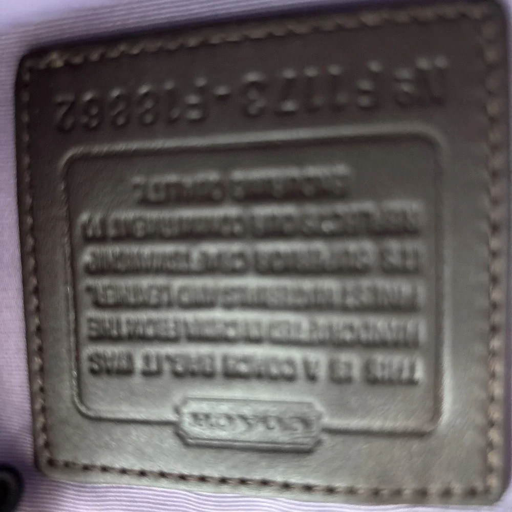 Coach signature sateen